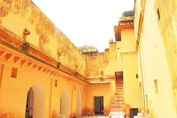 Amer Amber fort en paleis jaipur rajasthan india — Stockfoto
