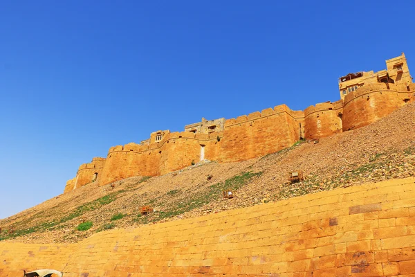 Hipnotyczny złoty Jaisalmer fort, Radżastan, Indie — Zdjęcie stockowe