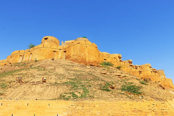 Hipnotyczny złoty Jaisalmer fort, Radżastan, Indie — Zdjęcie stockowe