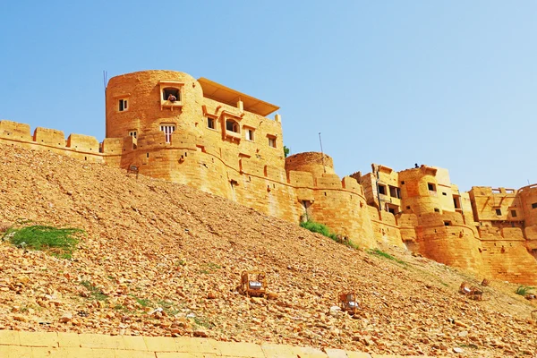 Hipnotyczny złoty Jaisalmer fort, Radżastan, Indie — Zdjęcie stockowe