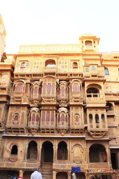 Starých budov kolem jaisalmer, Indie — Stock fotografie