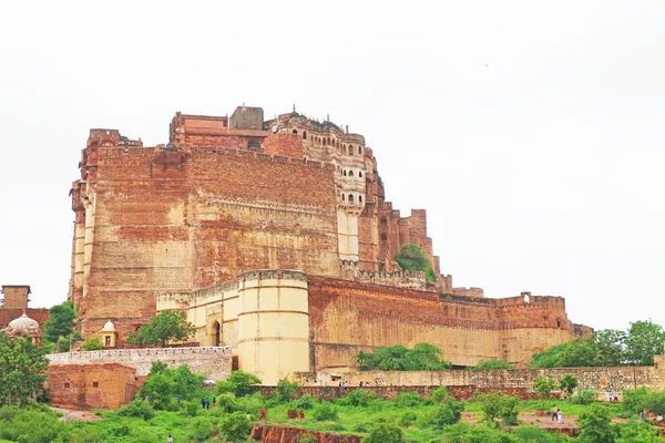 Magical Mehrangarh Fort, Jodhpur, Rajasthan, Индия — стоковое фото