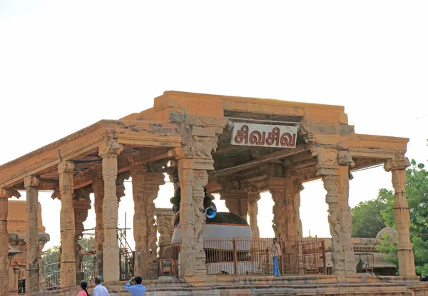 Brihadeshwara Tempio e motivi, tanjore Thanjavur tamil nadu i — Foto Stock