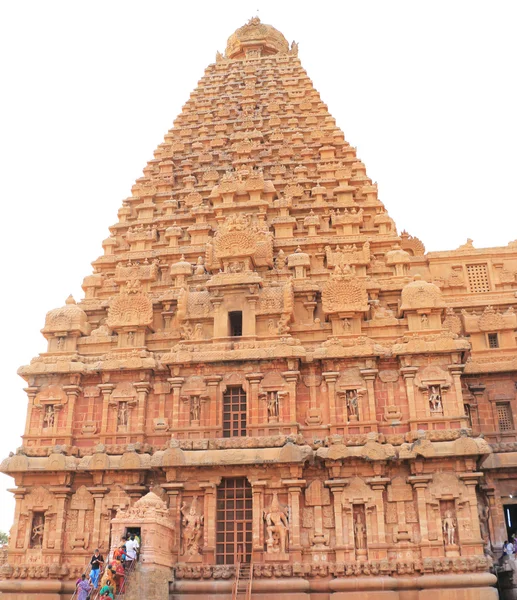 Brihadeshwara 寺和坦焦尔坦贾武尔泰米尔纳德邦的理由我 — 图库照片