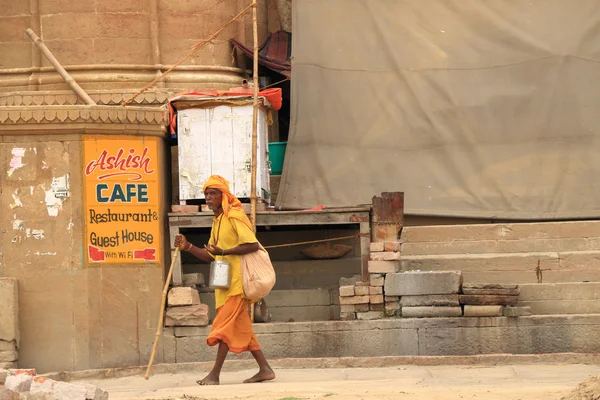 India heilige mannen sadhoe goeroe ingericht — Stockfoto