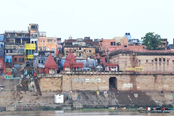 Einäscherung unter freiem Himmel indischen Stil varanasi india — Stockfoto