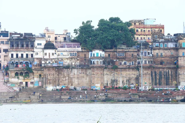 Einäscherung unter freiem Himmel indischen Stil varanasi india — Stockfoto