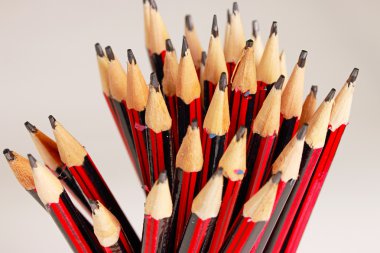 bir ekran bir grup kalemler