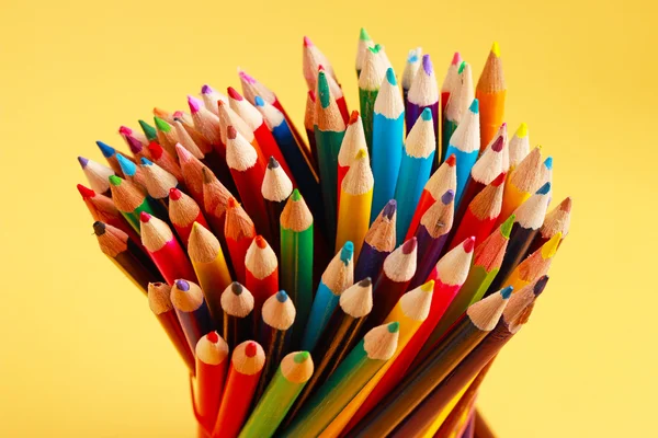 A display of colored pencils — Stock Photo, Image