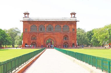 Red fort karmaşık delhi Hindistan