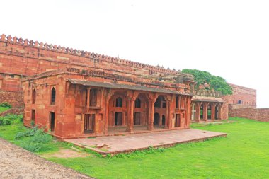 Büyük Fatehpur Sikri Kalesi ve karmaşık Uttar Pradesh Hindistan