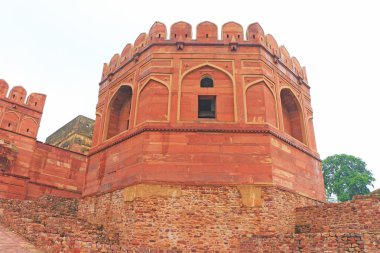 Büyük Fatehpur Sikri Kalesi ve karmaşık Uttar Pradesh Hindistan
