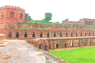 Büyük Fatehpur Sikri Kalesi ve karmaşık Uttar Pradesh Hindistan