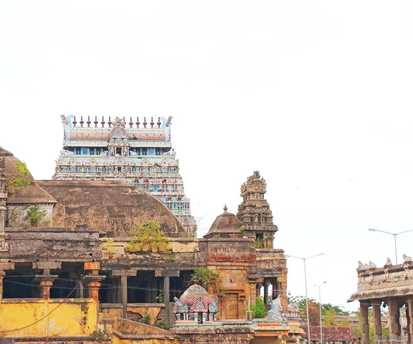 Massive ancient temple complex chidambaram tamil nadu india — Stock Photo, Image