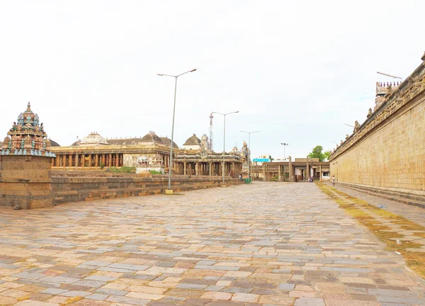 Massive ancient temple complex chidambaram tamil nadu india — Stock Photo, Image