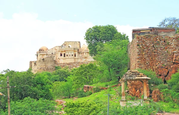 Massive chittorgarh fort rajasthan indien — Stockfoto