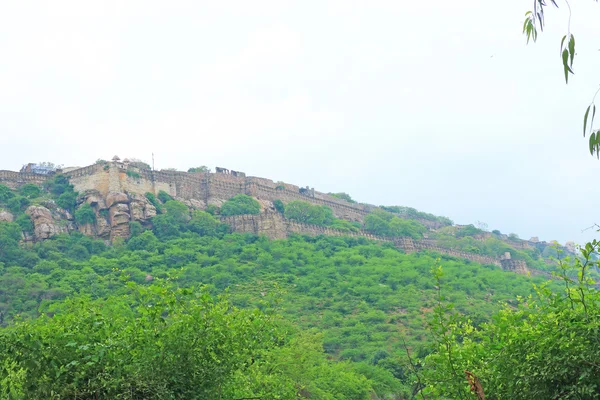 Forte de Chittorgarh maciço e motivos rajasthan Índia — Fotografia de Stock