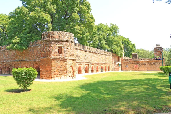 Κόκκινο οχυρό συγκρότημα Ινδία Δελχί — Φωτογραφία Αρχείου