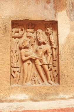 Bu 8 yüzyıl Gwalior fort M çarpıcı antik oymalar