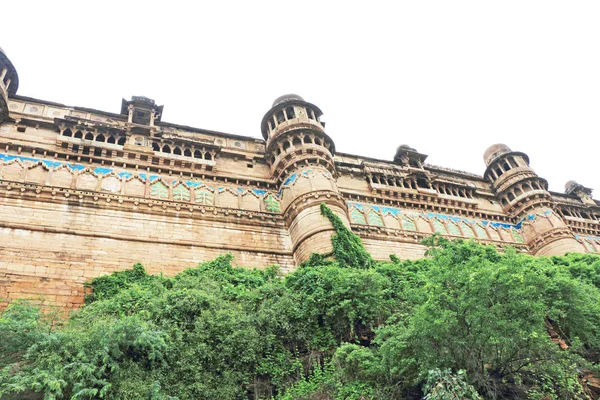 Lo splendido forte del Gwalior dell'VIII secolo Madhya Pradesh India — Foto Stock