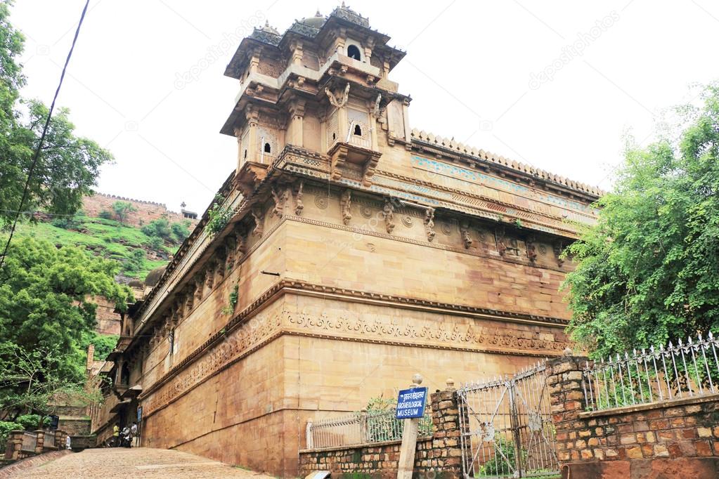 The stunning 8th-century painted Gwalior fort Madhya Pradesh  In
