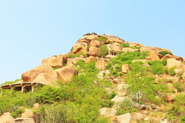 Şaşırtıcı ve büyük Hampi Unesco Dünya Mirası Site Karnataka 