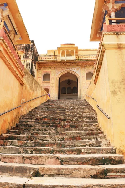 Amer Amber forte e Palazzo jaipur rajasthan india — Foto Stock