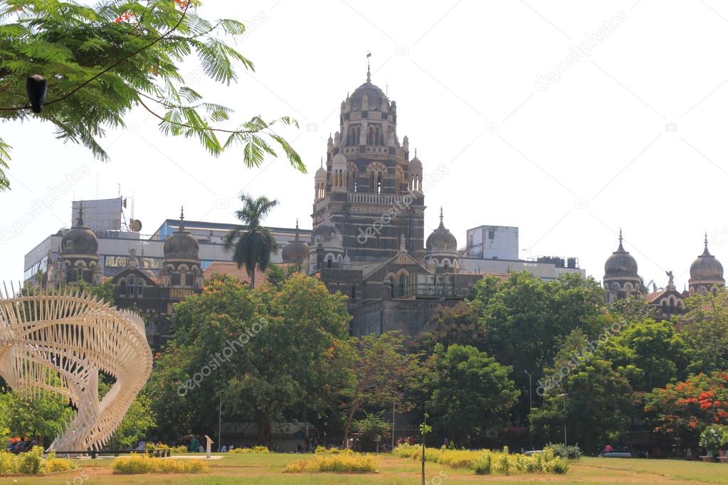 old colonial style building mumbai india