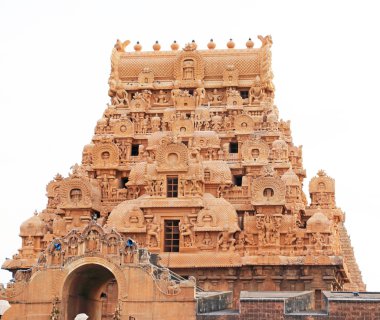 Brihadeshwara Tapınağı ve zemin, tanjore Thanjavur tamil nadu ben