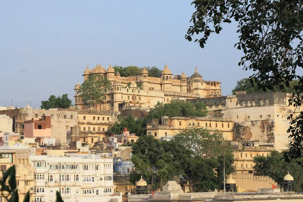 Palácio da Cidade Udaipur Rajasthan Índia — Fotografia de Stock