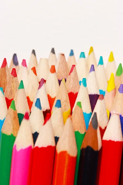 A display of colored pencils — Stock Photo, Image