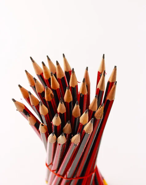 Un despliegue de un grupo de lápices — Foto de Stock