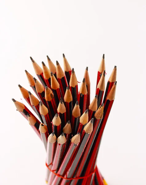 A display of a group of pencils — Stock Photo, Image