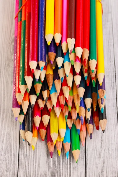 Display of colored pencils — Stock Photo, Image