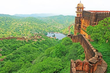 büyüleyici Nahargarh fort jaipur rajasthan Hindistan