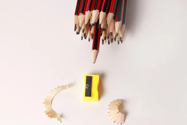 A display of a group of pencils — Stock Photo, Image