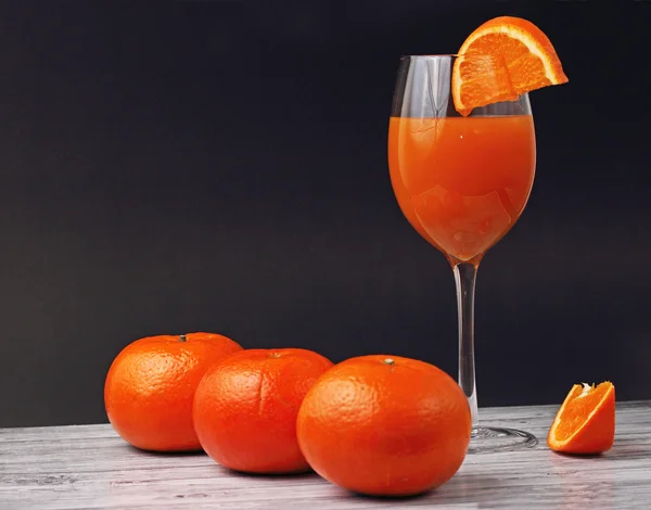 Szkło pomarańczowy sok z pomarańczy — Zdjęcie stockowe