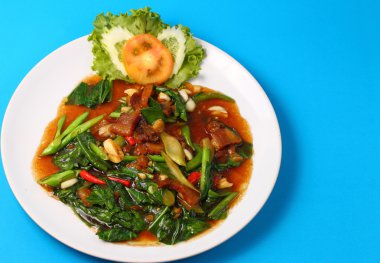 Gevrek domuz stir fry