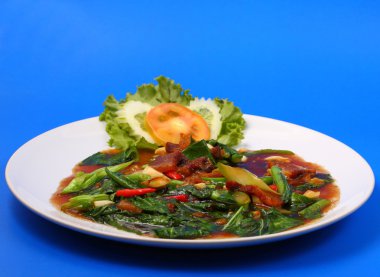 Gevrek domuz stir fry