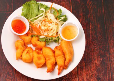 Deniz ürünleri salatası