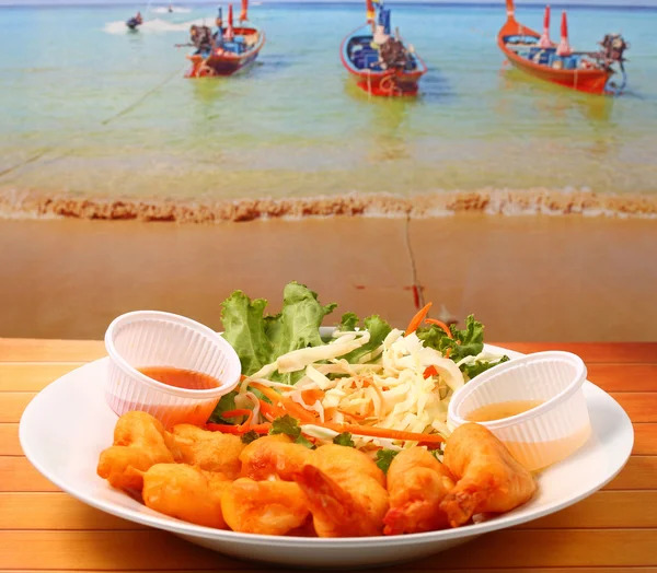 Salada de frutos do mar — Fotografia de Stock