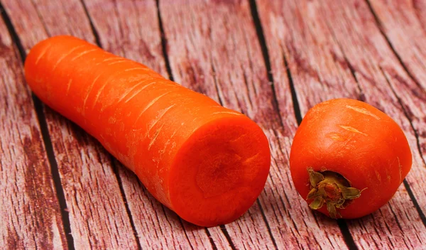 Carota isolata — Foto Stock