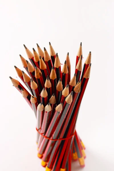 A display of a group of pencils — Stock Photo, Image