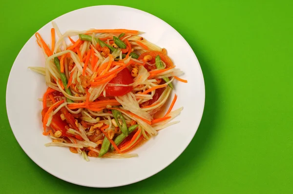 Spicy papaya salad — Stock Photo, Image