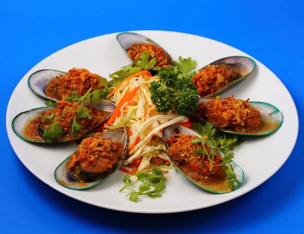 Mejillones al horno —  Fotos de Stock