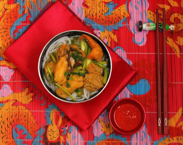 Sup mie ayam Vietnam — Stok Foto