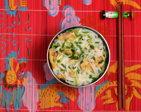 Hanoi pho sopa de fideos de pollo —  Fotos de Stock