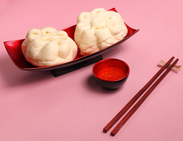 Banh bao pork bun — Stock Photo, Image