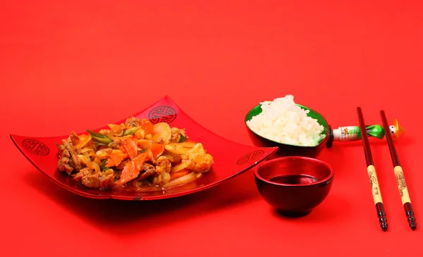 Beef stir fry vietnam style — Stock Photo, Image