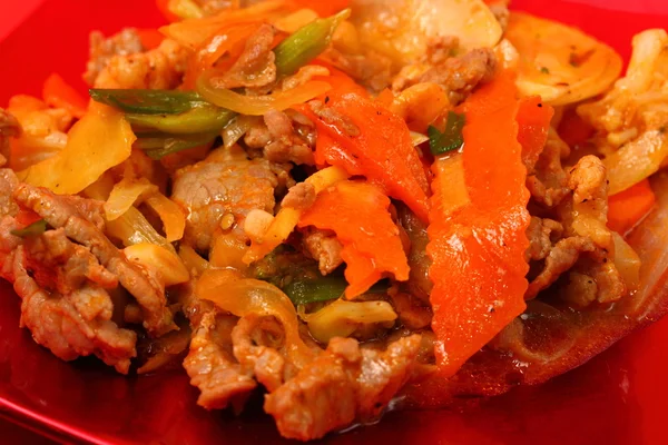 Carne fritar estilo vietnam — Fotografia de Stock